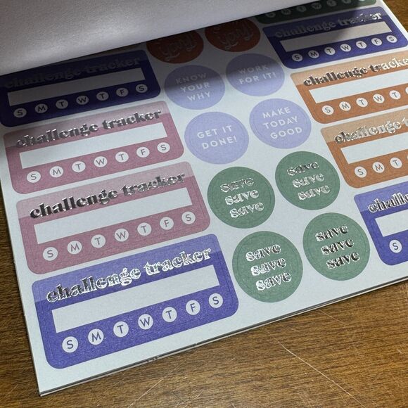 Agenda 52 Sticker Book Budget Foiled 2288 Pieces Planner Expenses Budgeting - Picture 15 of 16